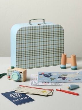 New! Kid's Toy Suitcase with Travel Accessories - Hearth & Hand™ with Magnolia